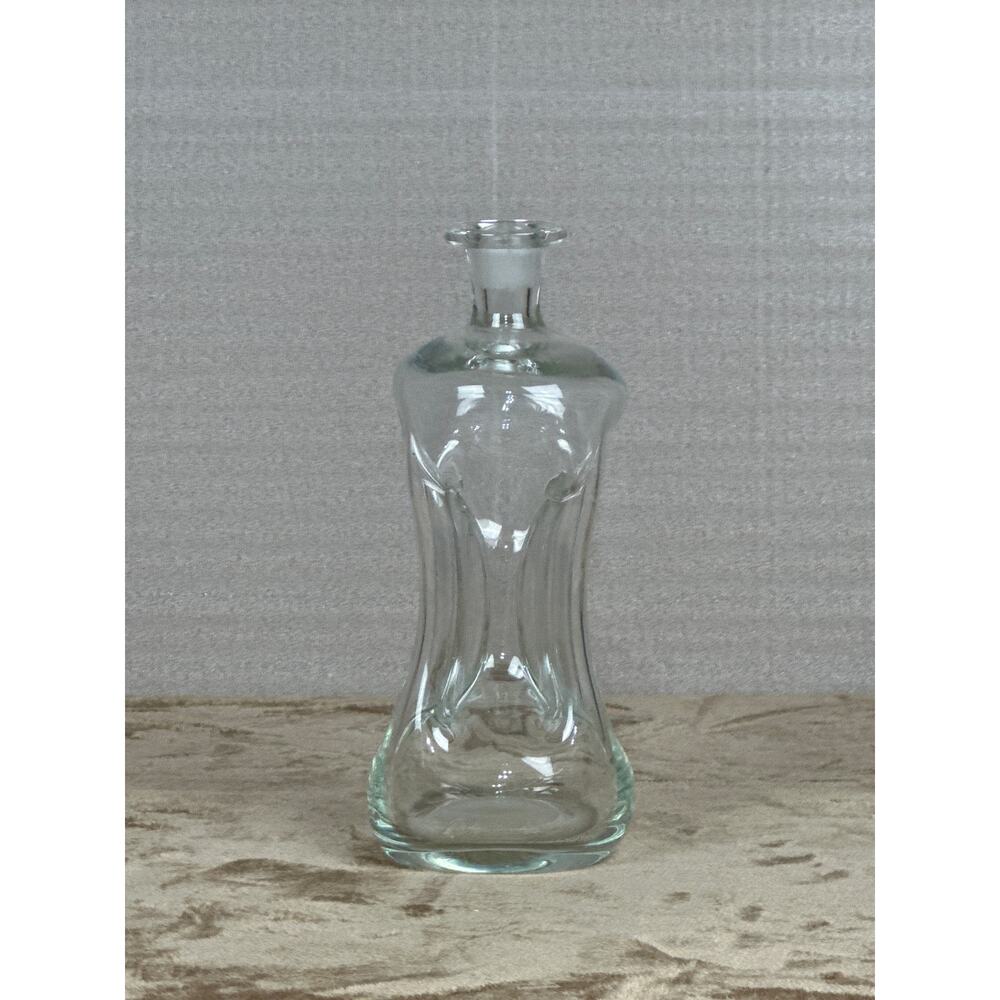 Rare vintage Holmegaard Kluk Kluk 3-Pillar decanter striking